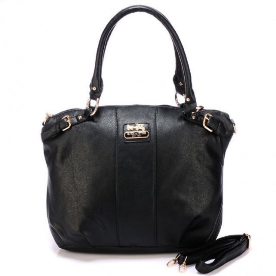 Coach Kelsey Smooth Medium Black Satchels BDS | Coach Outlet Canada